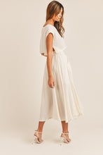 Load image into Gallery viewer, cream-dress-set-flowy-skirt